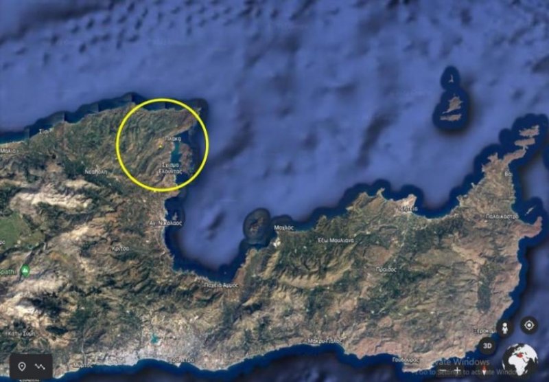 Chavgas bei Schisma Eloundas Kreta, Chavgas: 3 angrenzende Baugrundstücke bei Plaka Elounda zu verkaufen Grundstück kaufen